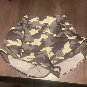 Camo Lululemon Hotty Hot Shorts